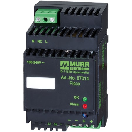 Murrelektronik PICCO 24V/1, 25A (30W) POWER SUPPLY / 1-PHASE, In: 110-230VAC / OUT: 24 - 28VDC/1, 25A 87013